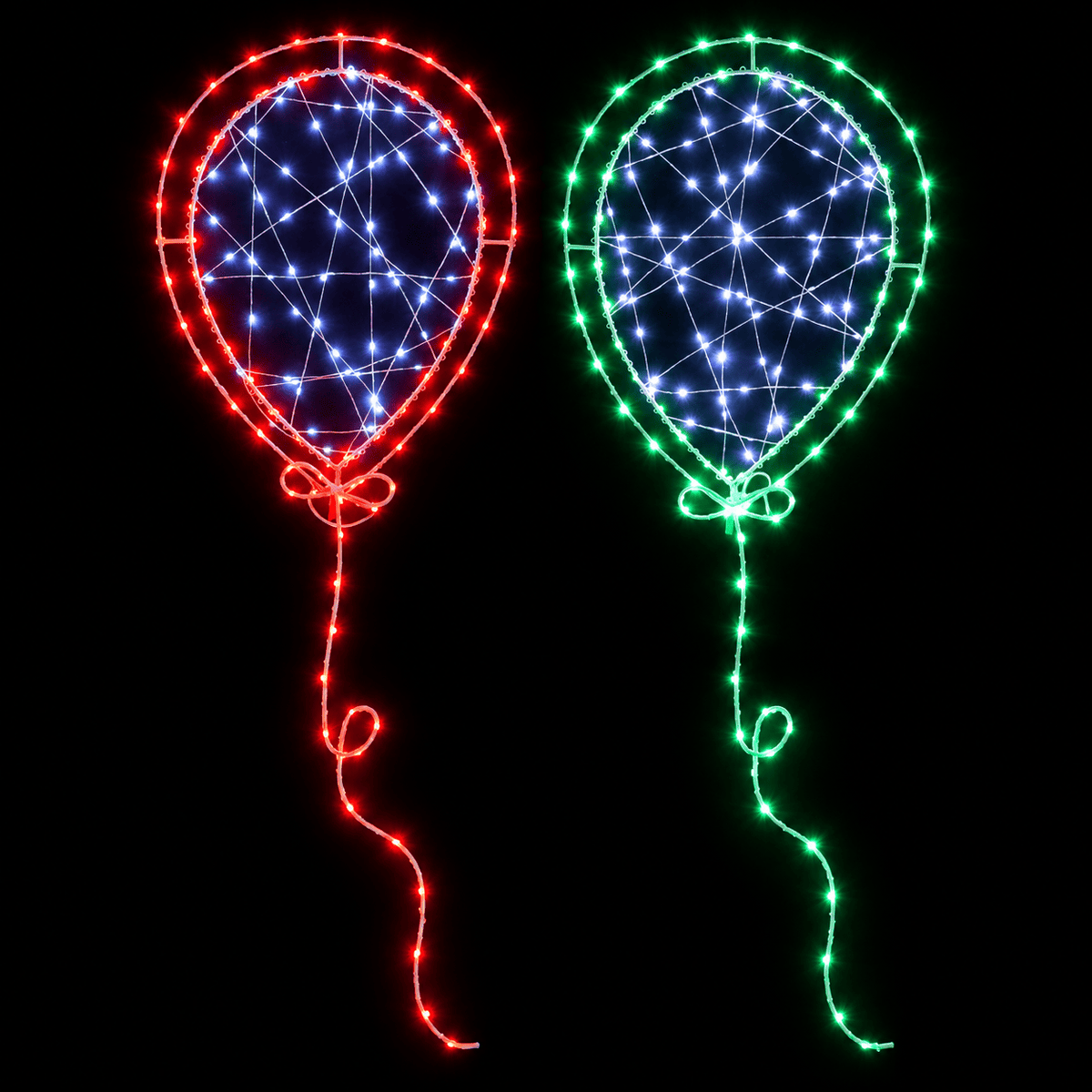 LED Starry Wire Balloon Twinkle Motif Asst - View 2