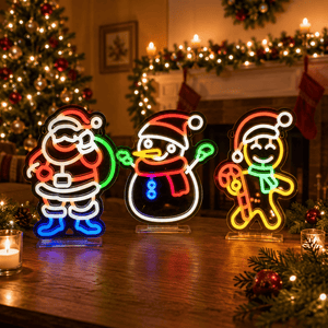 LED Neonflex Table Character (27cm) Asst