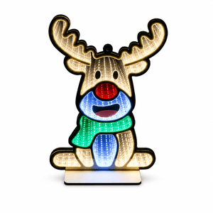 LED Reindeer Infinity Light (41cm)