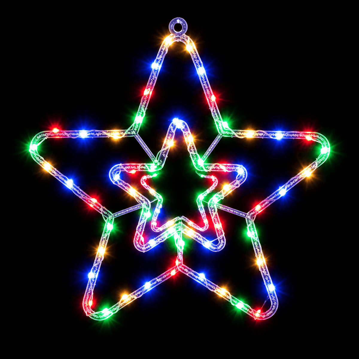 LED Crystal Star Motif (44cm) - View 2