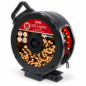 LED 1000 Fairy Lights on Reel Warm White - View 1