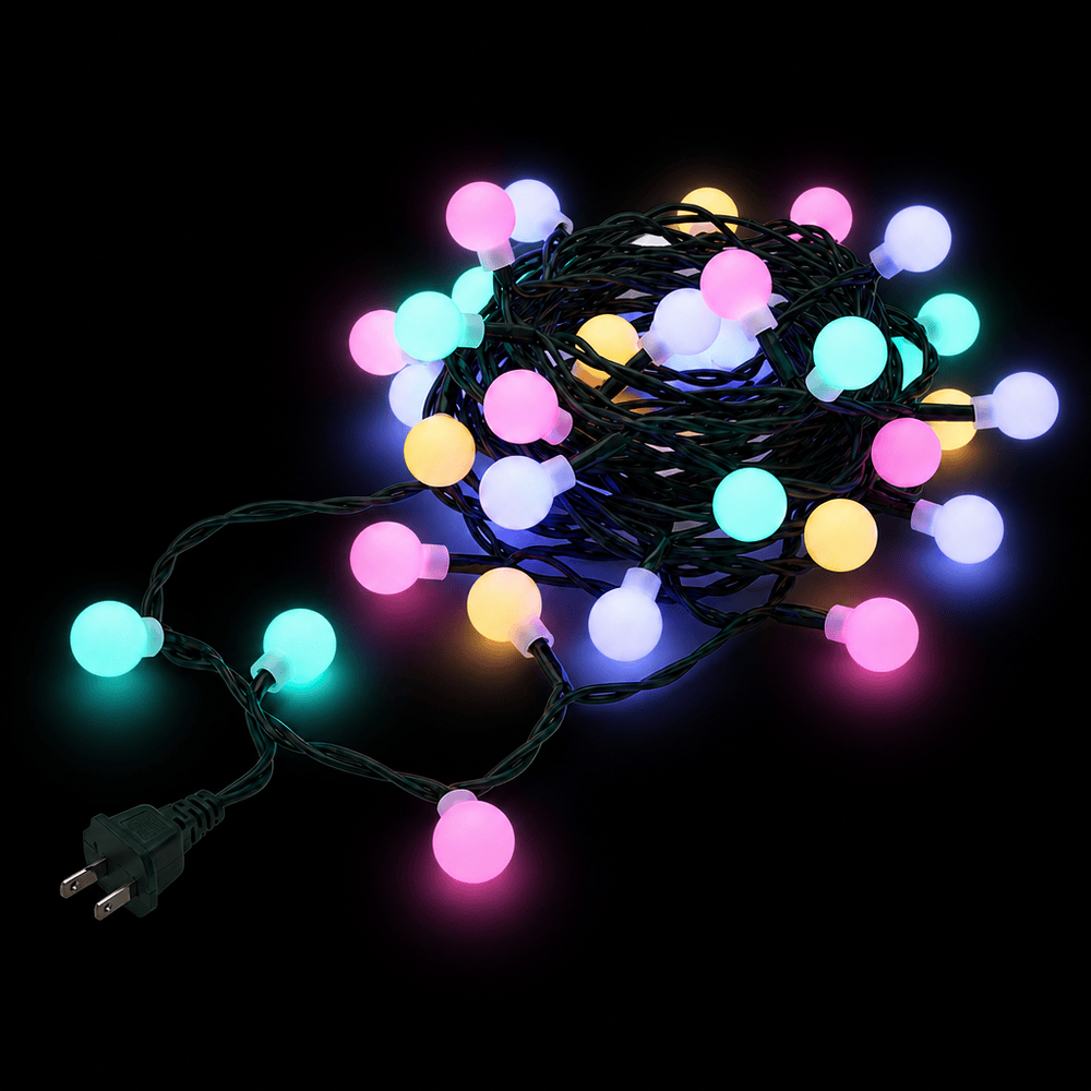 LED Berry Cluster Lights Multicolour (20m) - View 2