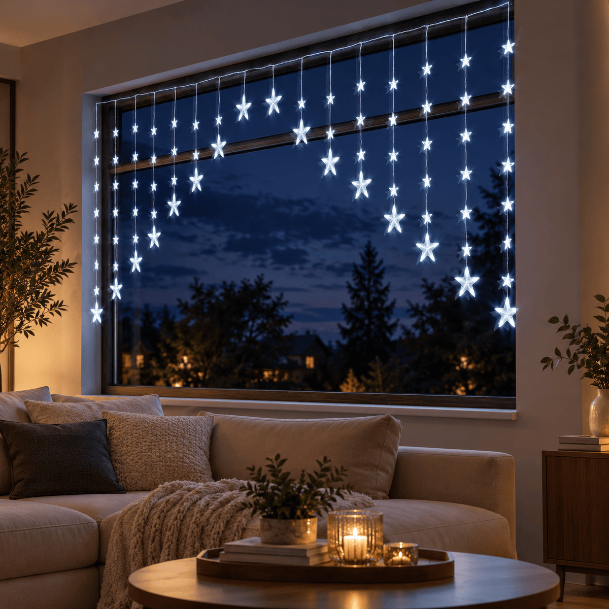 LED Star Curtain Dual Colour (5m)