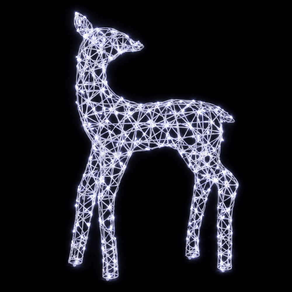 LED Cool White Baby Reindeer (74cm)