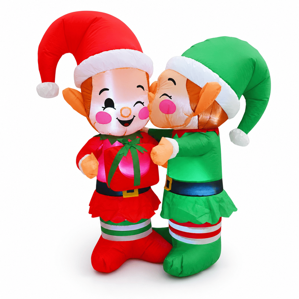 Inflatable Kissing Elves (149cm)