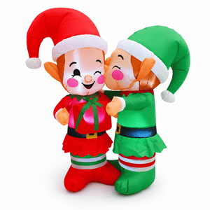Inflatable Kissing Elves (149cm)