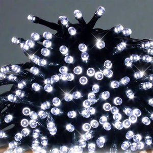 400 LED Flashing White Lights - View 2