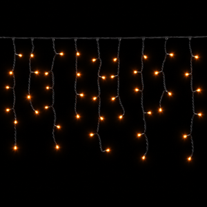 LED 300 Flashing Icicles Vintage Gold (5.9m) - View 2