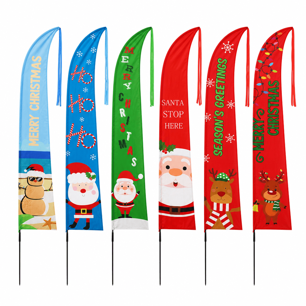 Printed Garden Flag 6 Asst (220cm)