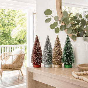 Glitter Bristle Tree (15cm)
