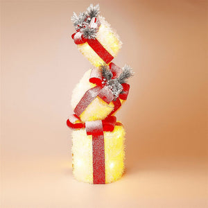 LED Battery Operated Stacked Presents (75cm)
