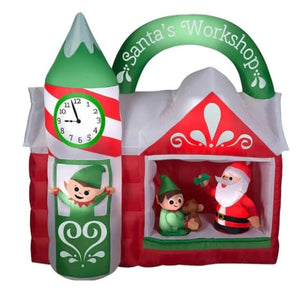 Inflatable Santa's Workshop (1.5m) - View 2