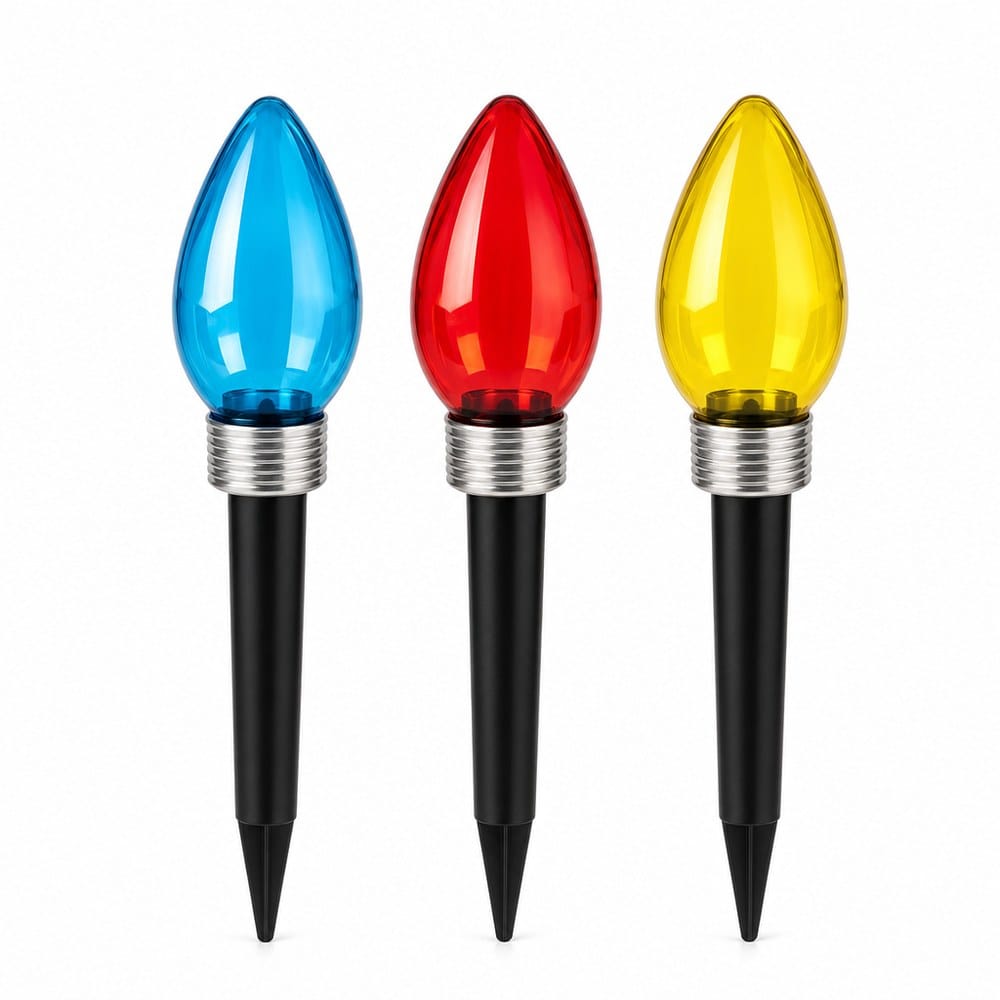 LED Solar Globe Stake (38cm)