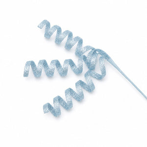Pale Blue Glitter Swirl Stem (80cm)