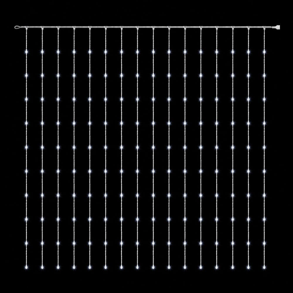 LED White Waterfall Curtain (2x2m)