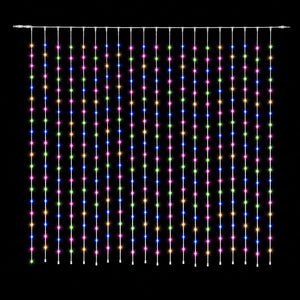 LED Multicolour Waterfall Curtain (2x2m)