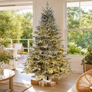 Saratoga Pre-Lit Christmas Tree styled in an Australian Christmas setting