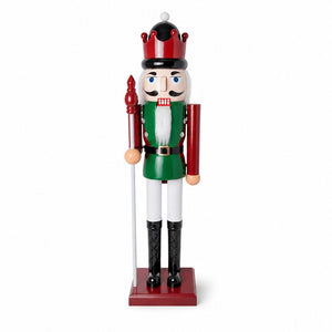 Burgandy and Green Nutcracker (80cm)