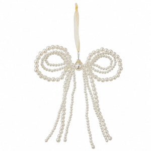 Pearl Bow Ornament (18cm)