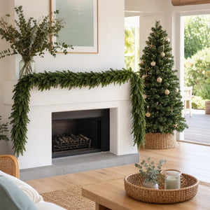 Norfolk Pine Garland styled in an Australian Christmas setting