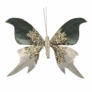 Winter Sage Butterfly Clip