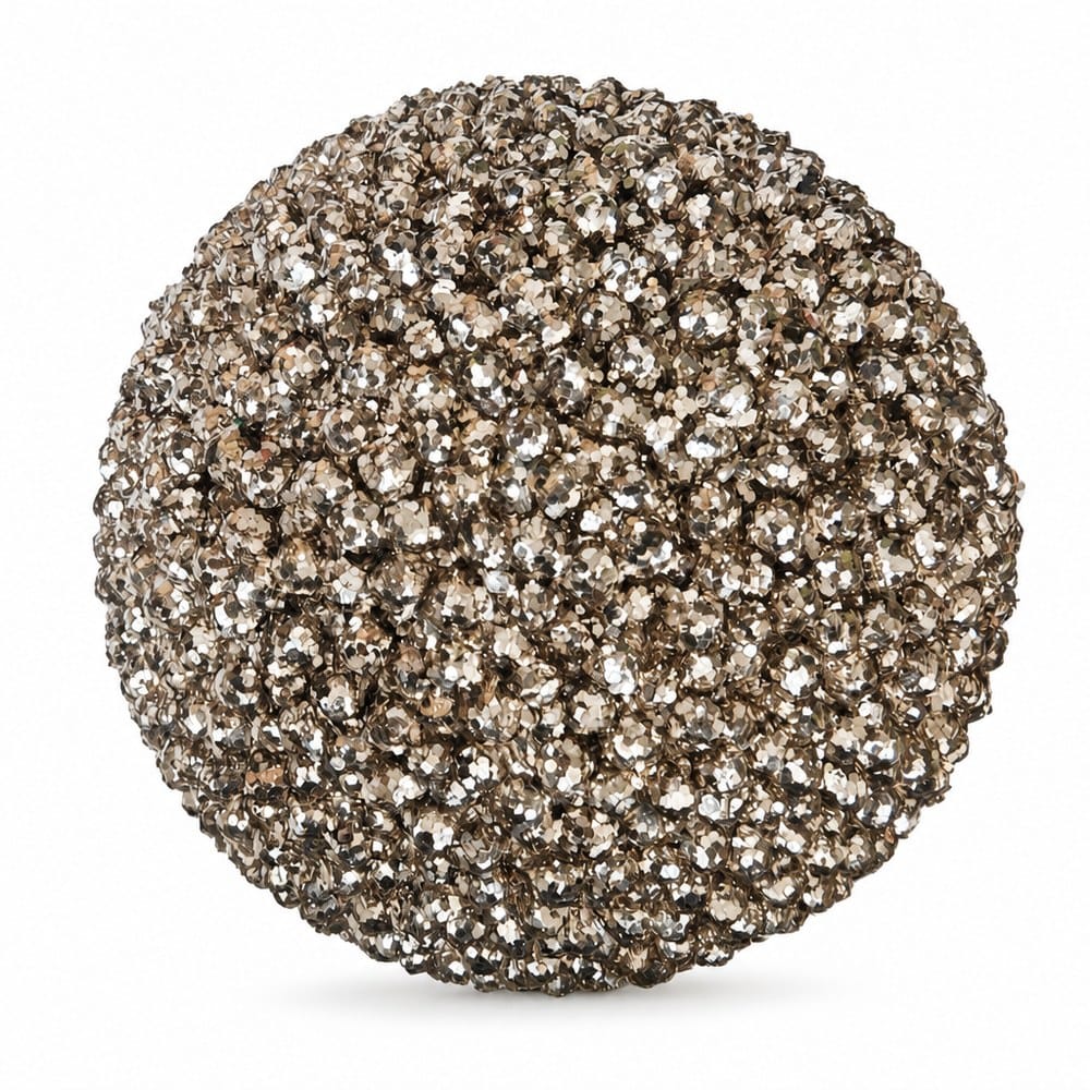 Champagne Glitter Berry Bauble (31cm)