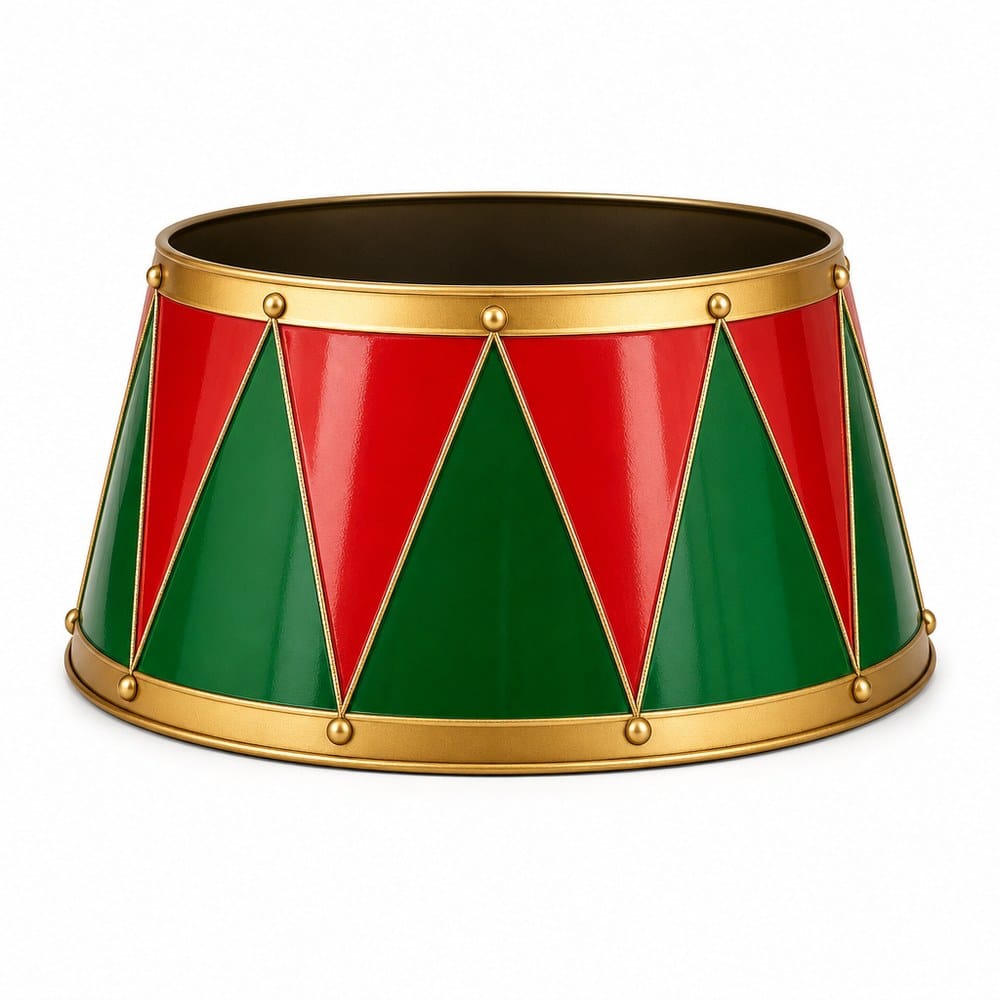 Harlequin Holiday Metal Tree Skirt