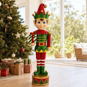 Toy Shop Elf Nutcracker styled in an Australian Christmas setting