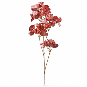 Pink Flower Cluster 4 Head Stem (99cm)