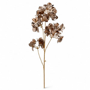 Champagne Flower Cluster 4 Head Stem (99cm)