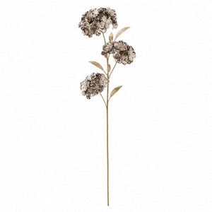 Champagne Triple-Head Floral Stem (73cm)