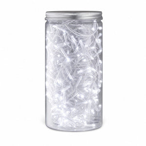 200 Battery LED Cool Icicle Lights in Jar
