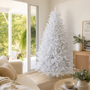 The Royal Arctic Spruce Tree 7ft (2.1m) styled in an Australian Christmas setting