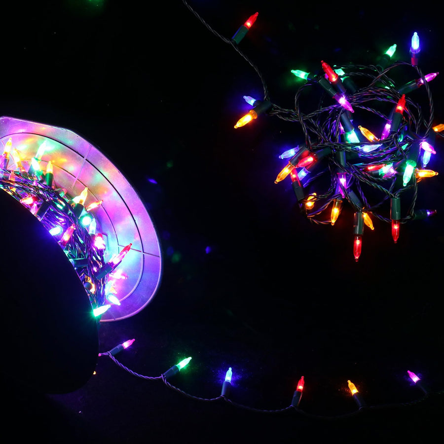 LED Retro Bulb Fairy Lights 300 Multicolor
