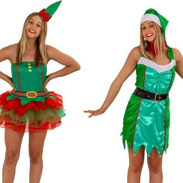 Ladies Elf Costume Asst - View 2