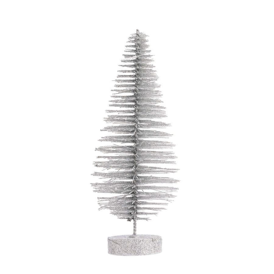 Silver Glitter Tree (30cm)