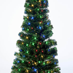 Fibre Optic Tree Slim with Multicoloured LEDs (1.8m) - View 3