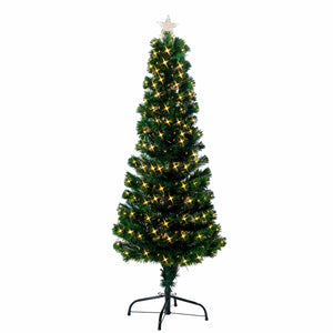 Fibre Optic Tree Slim with Warm White LEDs (1.5m) - View 1