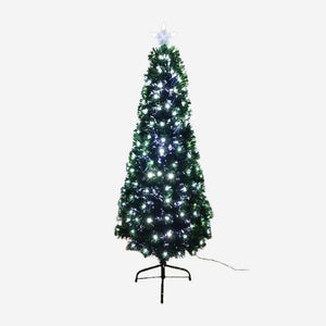 Slim Fibre Optic Tree with Cool White LEDs (1.8m) - View 2