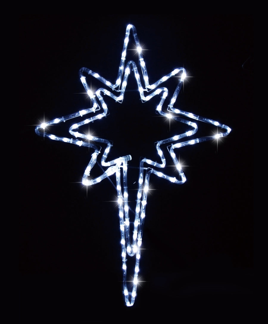 LED Cool White Nativity Star Ropelight
