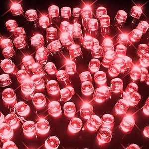 LED Fairy Lights Red (20m) - View 1