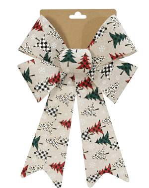 Natural Bow with Trees and Foliage Asst (38cm) - View 4