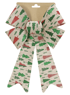 Natural Bow with Trees and Foliage Asst (38cm) - View 3