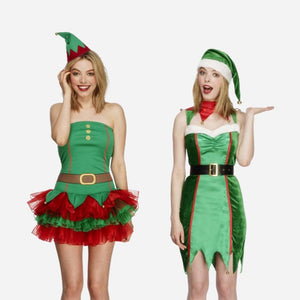 Ladies Elf Costume Asst - View 1