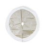 Metallic Tree Skirt with Fur Trim Asst (90cm)