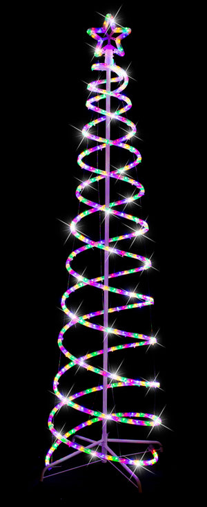 LED Multi Double Spiral Tree (1.8m) - View 1