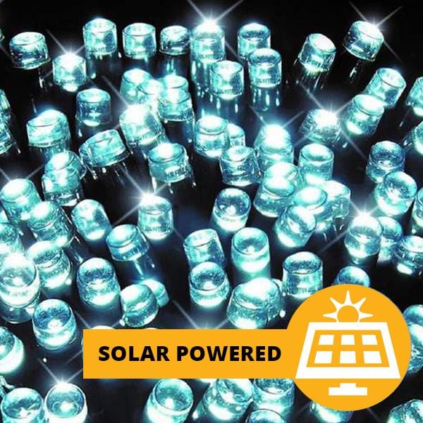 LED Solar White Lights (15.9m) - View 2
