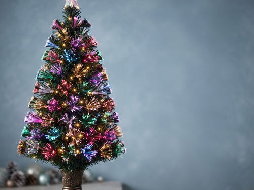 Fibre Optic Christmas Trees — Colour-Changing LED Trees
