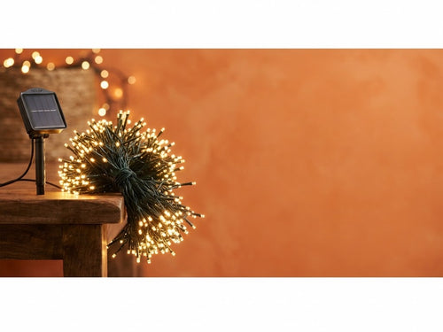 Solar Cluster Lights — Outdoor Christmas Cluster Lights