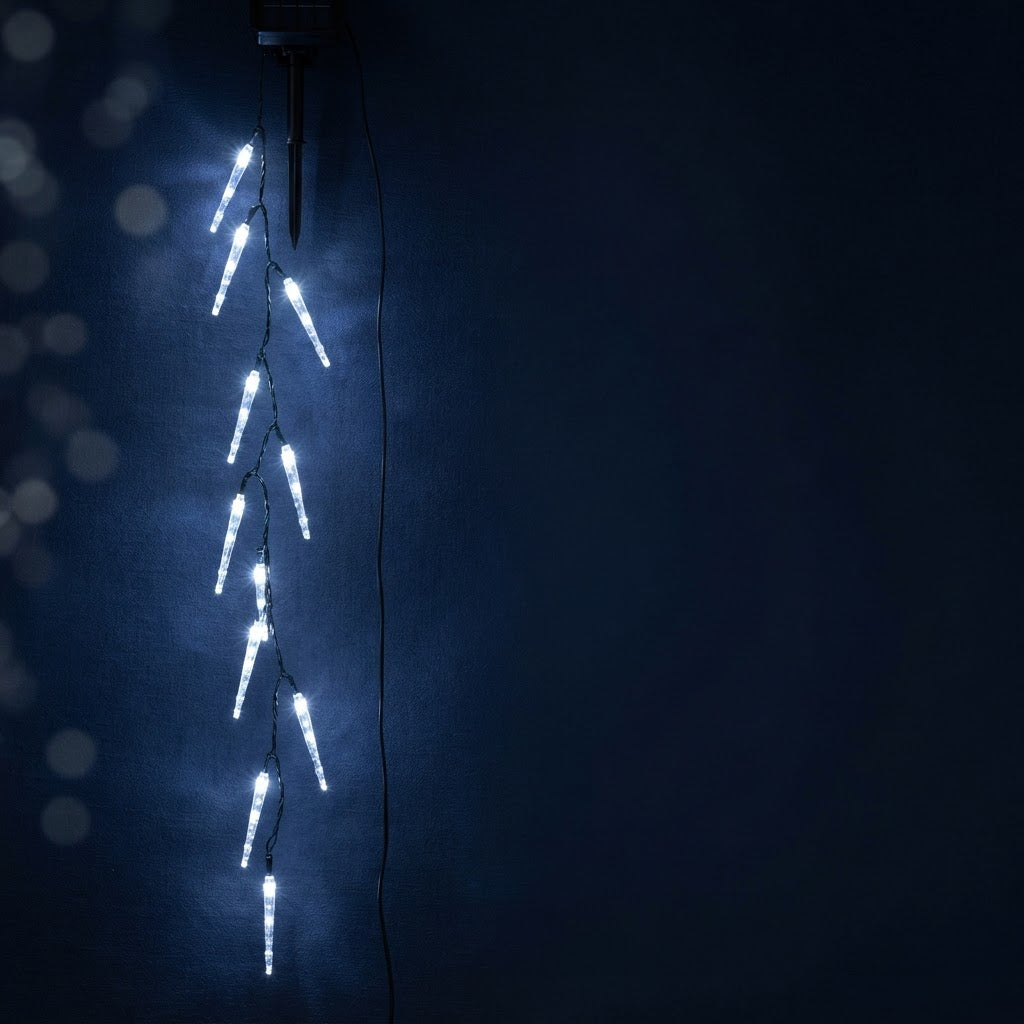 Solar Icicle Lights